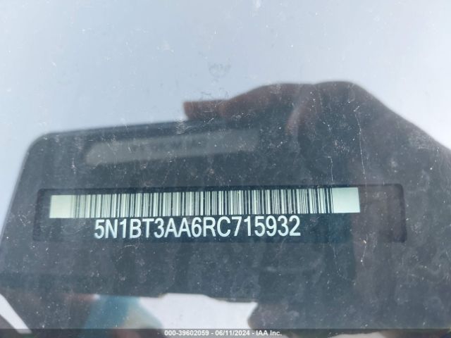 5N1BT3AA6RC715932 Nissan Rogue S Fwd