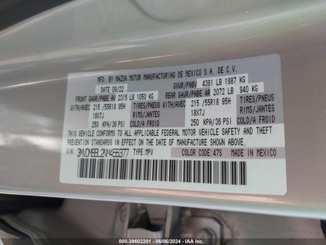 Mazda Cx-30 Select 2022 3MVDMBBL2NM455377 Image 9