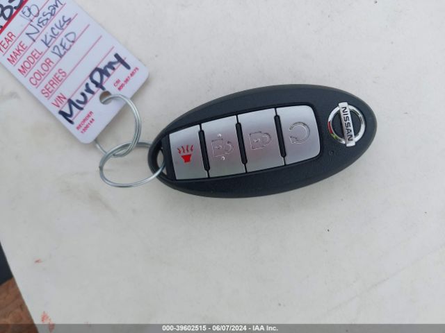 3N1CP5CU0JL544199 Nissan KICKS SV