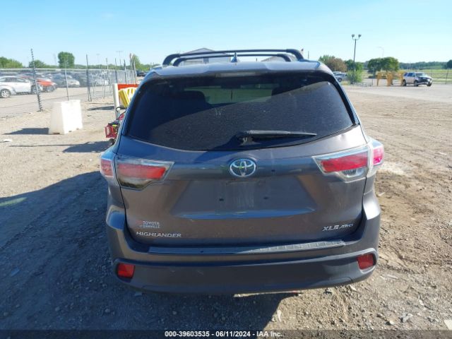 5TDJKRFH3GS278396 Toyota Highlander Xle V6
