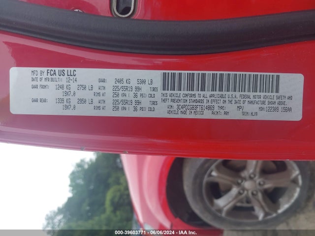 3C4PDCGB3FT614869 Dodge Journey Crossroad