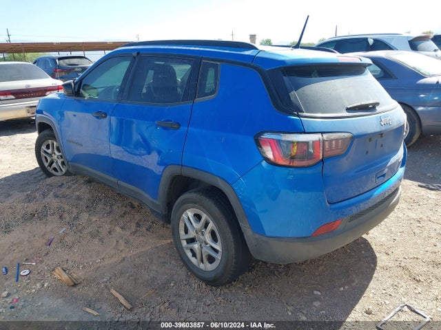 3C4NJCAB2JT123467 Jeep Compass Sport Fwd