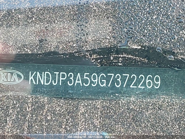 KIA SOUL + 2016 KNDJP3A59G7372269 Image 9