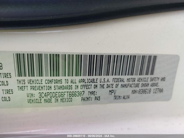 3C4PDDEG6FT666307 Dodge Journey R/t