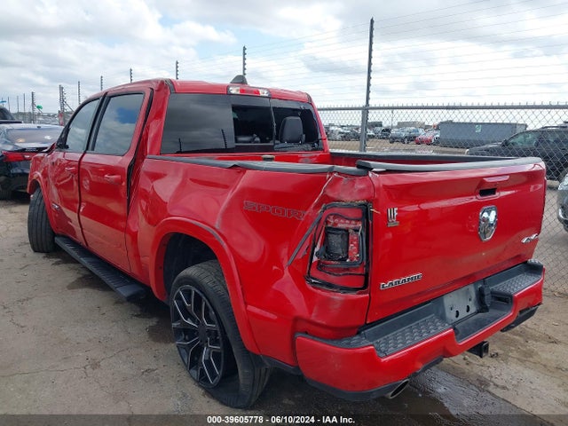 1C6SRFJT8LN151211 RAM 1500 Laramie  4x4 5'7 Box