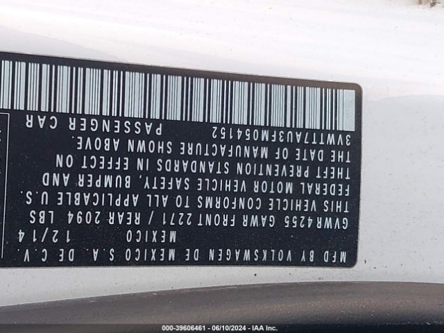 3VWTT7AU3FM054152 Volkswagen Golf Gti 2.0t Se 2-door