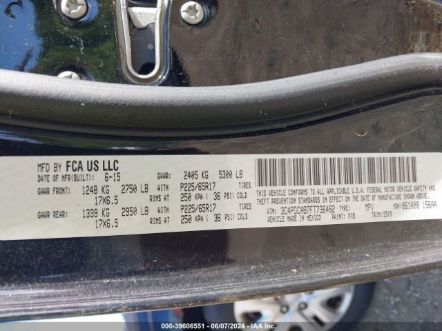 3C4PDCAB7FT736482 Dodge Journey American Value Pkg