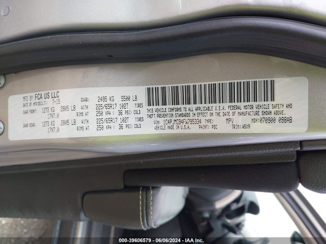 Jeep Cherokee Latitude 2015 1C4PJMCB4FW795334 Image 9