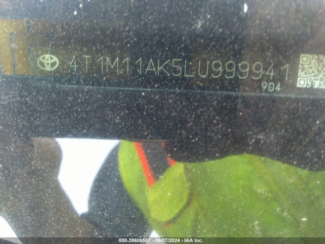 Toyota CAMRY SE 2020 4T1M11AK5LU999941 Image 9
