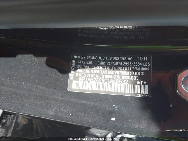 2012 PORSCHE CAYENNE WP1AB2A29CLA45532 Photo 8