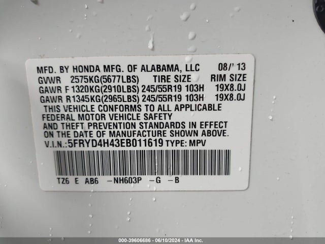 Acura Mdx Technology Package 2014 5FRYD4H43EB011619 Image 9