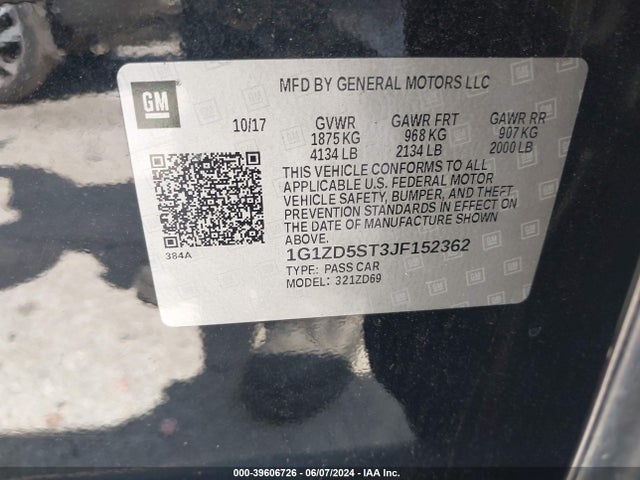 Chevrolet MALIBU LT 2018 1G1ZD5ST3JF152362 Image 9