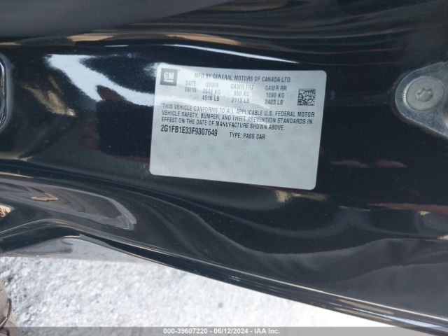 2G1FB1E33F9307649 Chevrolet Camaro 2ls
