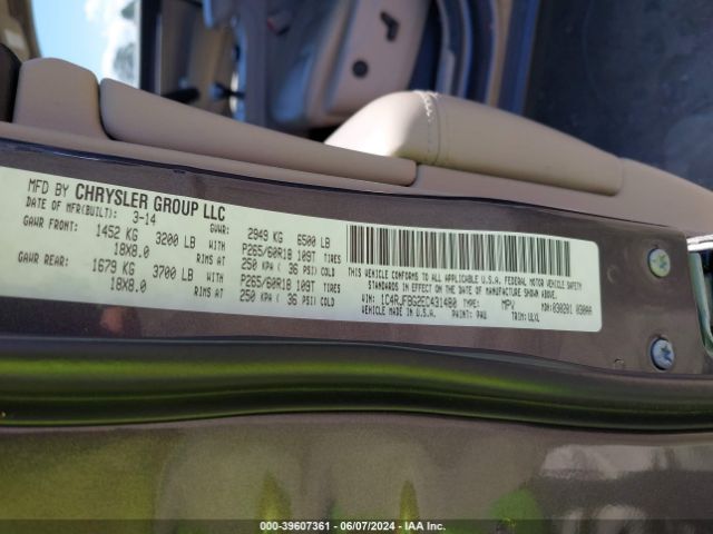1C4RJFBG2EC431480 Jeep Grand Cherokee Limited