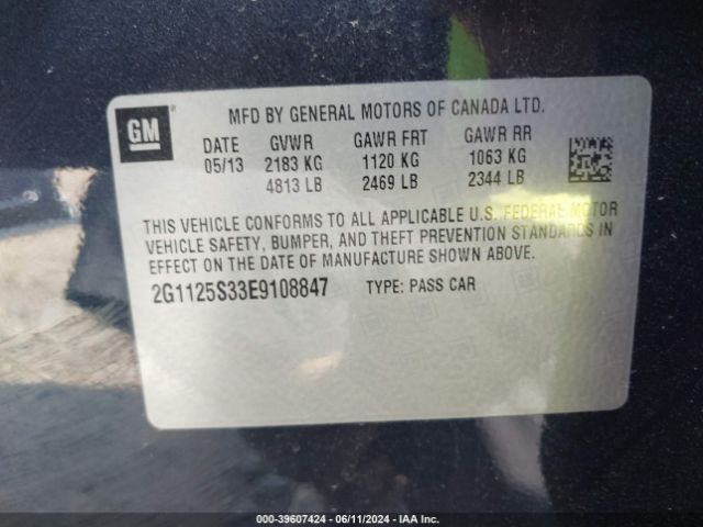 2G1125S33E9108847 Chevrolet Impala 2lt