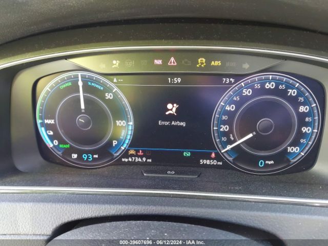 WVWPR7AU5KW913643 Volkswagen E-golf Sel Premium