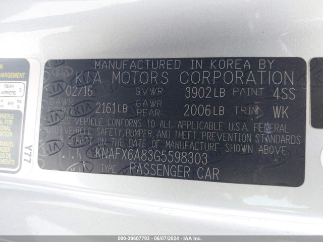 KIA Forte Koup Ex 2016 KNAFX6A83G5598303 Image 9
