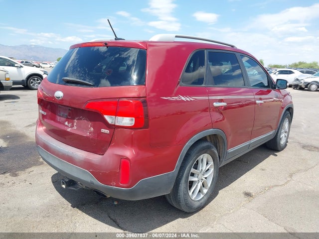 KIA Sorento Lx V6 2014 5XYKT4A7XEG426573 Image 4