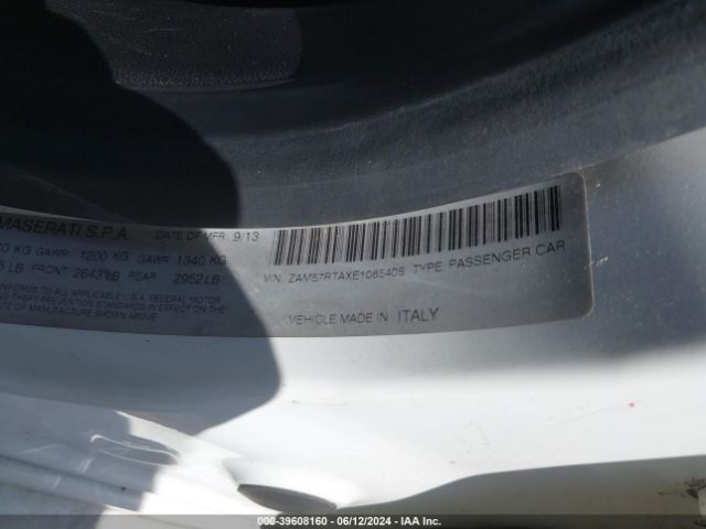 ZAM57RTAXE1085405 Maserati Ghibli S Q4
