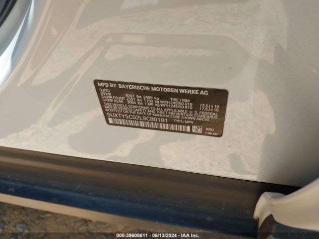 5UXTY5C02L9C80181 BMW X3 Xdrive30i