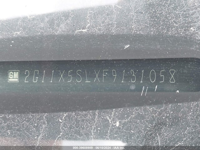 Chevrolet Impala 1fl 2015 2G11X5SLXF9131058 Image 9