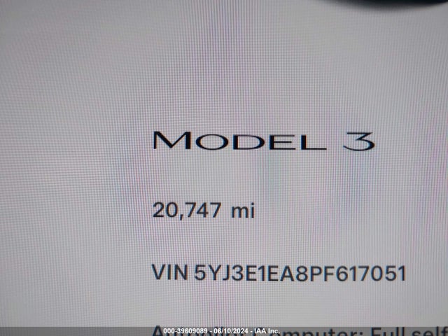 Tesla Model 3 Rear-wheel Drive 2023 5YJ3E1EA8PF617051 Image 15