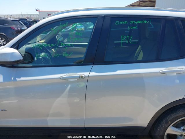5UXWZ7C37H0X39617 BMW X3 Sdrive28i