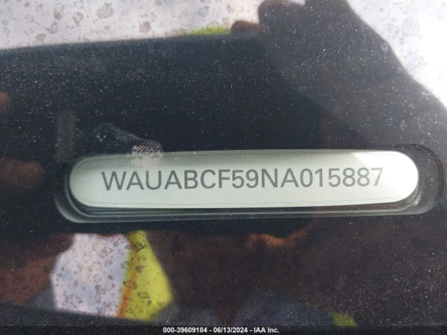 WAUABCF59NA015887 Audi A5 Sportback Premium 40 Tfsi Quattro S Tronic