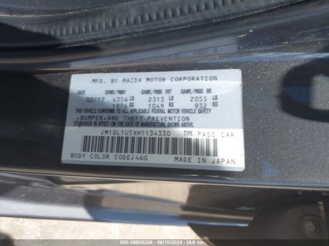 JM1GL1U5XH1134330 Mazda Mazda6 Sport