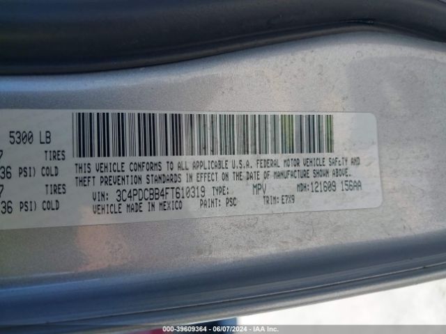 3C4PDCBB4FT610319 Dodge Journey Sxt