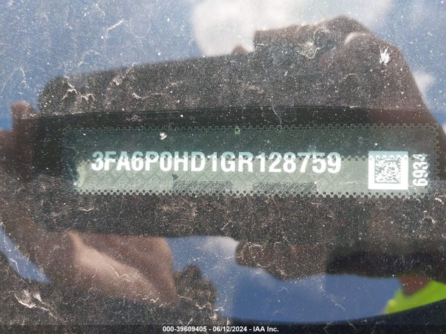 Ford FUSION SE 2016 3FA6P0HD1GR128759 Image 9