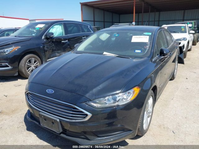 3FA6P0LU8JR186060 Ford Fusion Hybrid Se