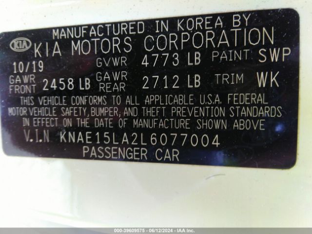 KNAE15LA2L6077004 KIA Stinger Gt-line