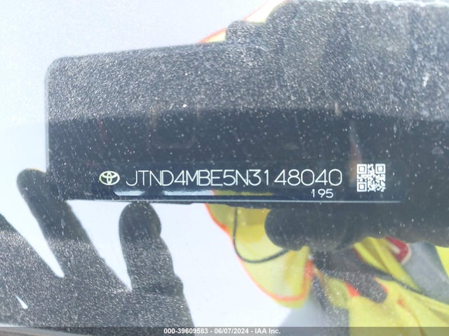 Toyota COROLLA SE 2022 JTND4MBE5N3148040 Image 9