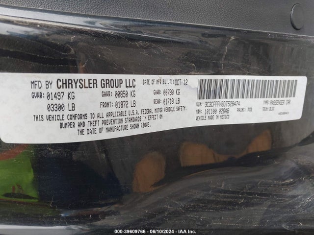 2013 FIAT 500 3C3CFFFH8DT528474 Photo 8