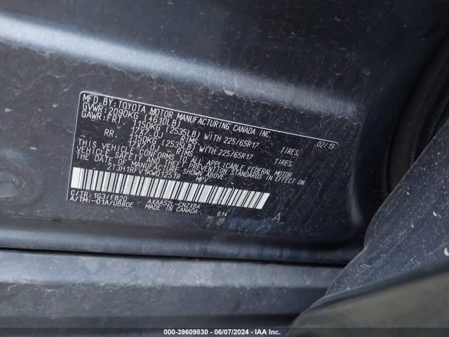 Toyota RAV4 LE 2019 2T3H1RFV1KW012518 Image 9