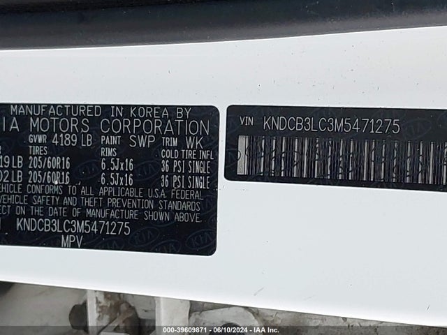 KIA Niro Lxs 2021 KNDCB3LC3M5471275 Image 9