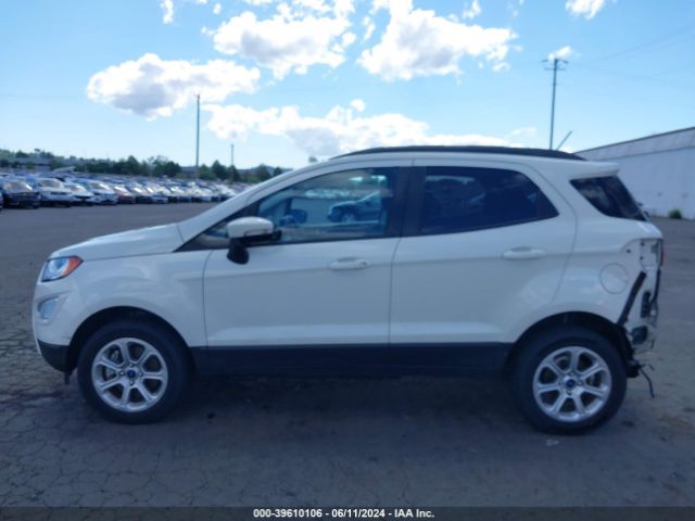MAJ6S3GL8LC338485 Ford Ecosport Se