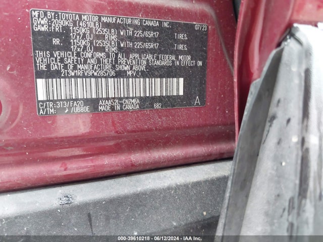 Toyota Rav4 Xle 2023 2T3W1RFV9PW285706 Image 9