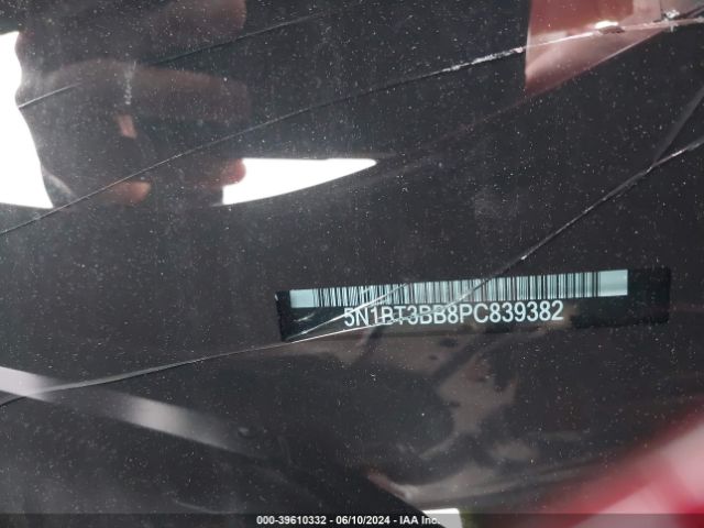 5N1BT3BB8PC839382 Nissan Rogue Sv Intelligent Awd