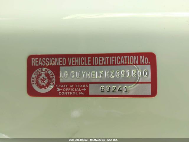 1GCUYHEL7KZ391500 Chevrolet Silverado 1500 High Country