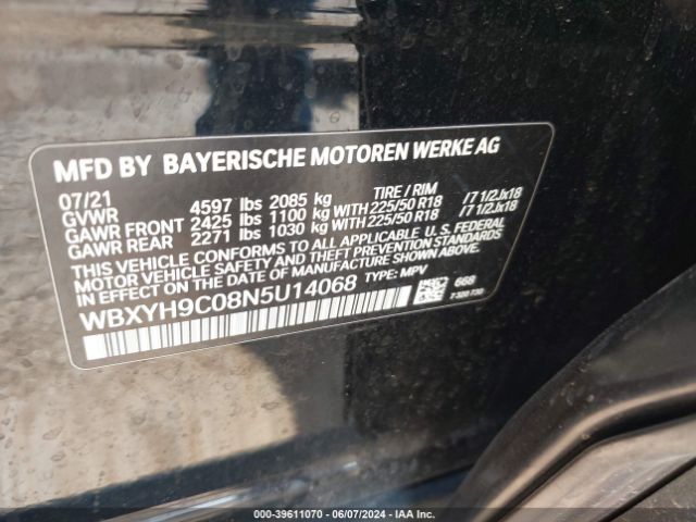 WBXYH9C08N5U14068 BMW X2 Sdrive28i