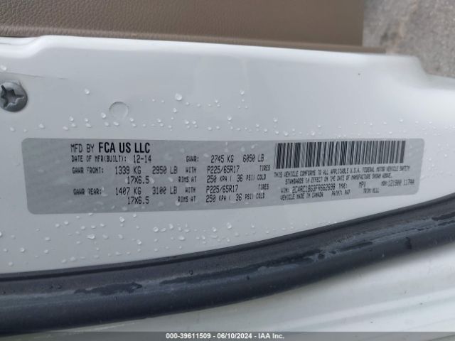 2C4RC1BG3FR662698 Chrysler Town & Country Touring