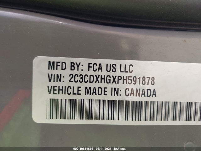 Dodge CHARGER GT 2023 2C3CDXHGXPH591878 Image 9