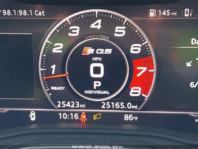 WA1C4AFY0J2230156 Audi Sq5 3.0t Premium Plus