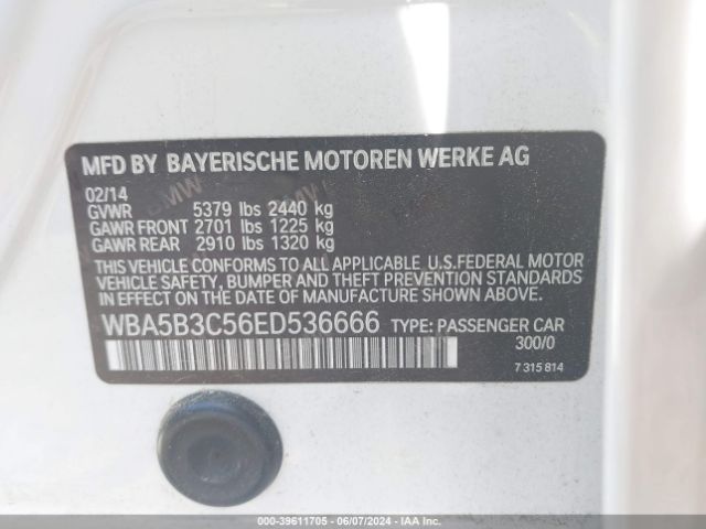 WBA5B3C56ED536666 BMW 535i Xdrive