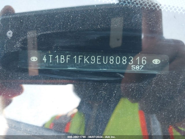 Toyota CAMRY SE 2014 4T1BF1FK9EU808316 Image 9