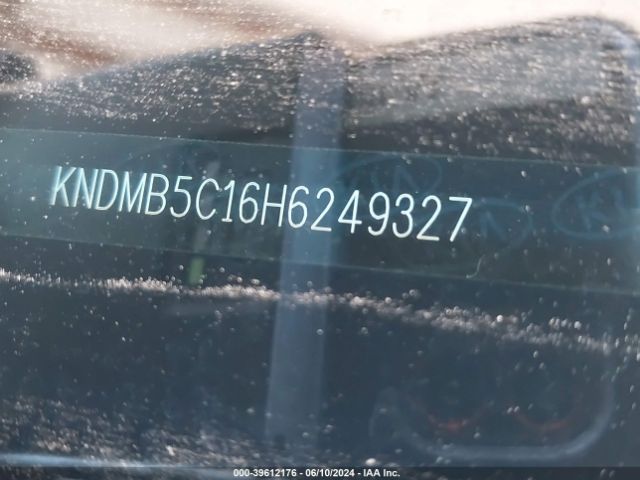 KNDMB5C16H6249327 KIA SEDONA LX