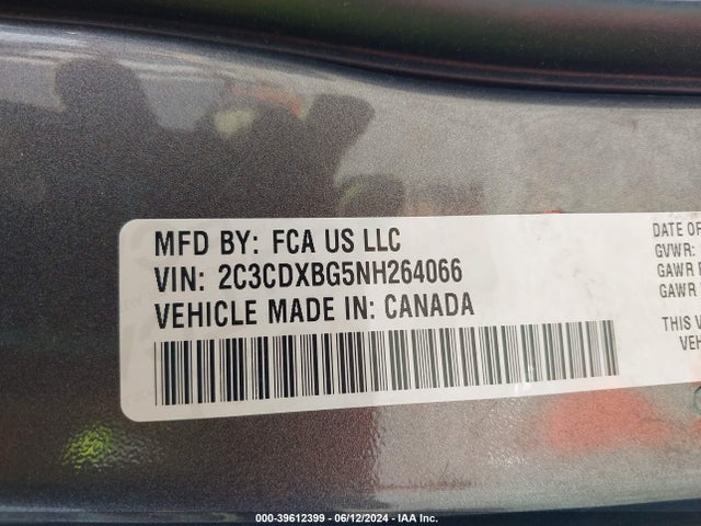 Dodge Charger Sxt Rwd 2022 2C3CDXBG5NH264066 Image 9