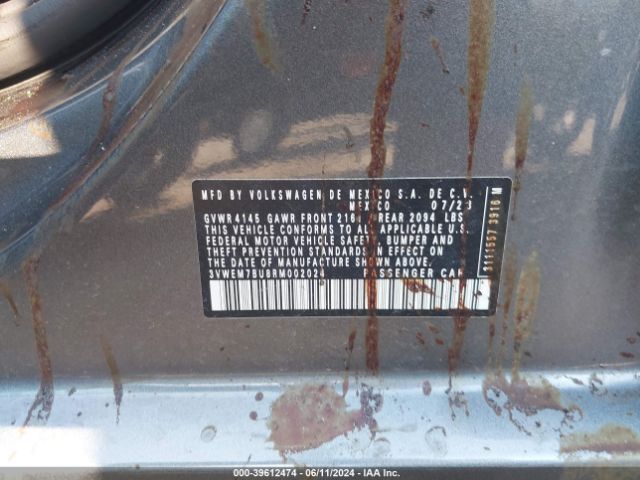 3VWEM7BU8RM002024 Volkswagen Jetta 1.5t Se
